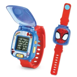 Interactieve Spidey-horloge met 4 spelletjes en geanimeerd scherm