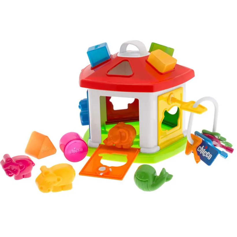 3-in-1-vormenspel Dierenhuisje