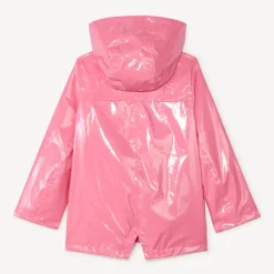 Iridescente parka met capuchon meisjes