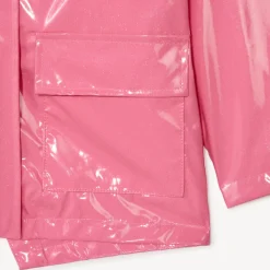 Iridescente parka met capuchon meisjes