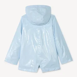 Iridescente parka met capuchon meisjes