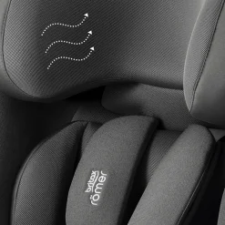 i-Size-autostoel Advansafix Pro Style mineral grey van Britax-Römer voor kinderen van 15 maanden tot 12 jaar