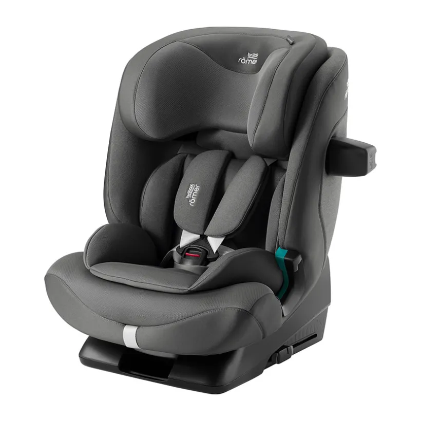 i-Size-autostoel Advansafix Pro Style mineral grey van Britax-Römer voor kinderen van 15 maanden tot 12 jaar