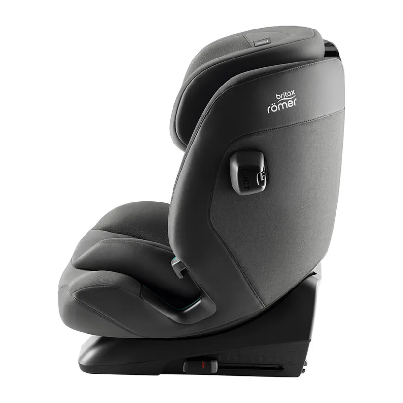 i-Size-autostoel Advansafix Pro Style mineral grey van Britax-Römer voor kinderen van 15 maanden tot 12 jaar