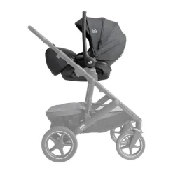 i-Size-autostoel Baby i-Level Pro Ebony met achterwaartse installatie en zacht inlegkussen