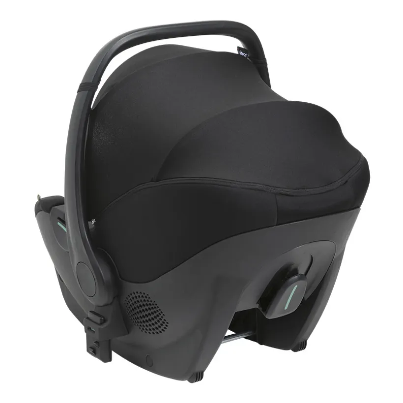 i-Size-autostoel Kory Essential black van Chicco, lichte babyschaal met ergonomische newborn inleg en achterwaartse zitpositie