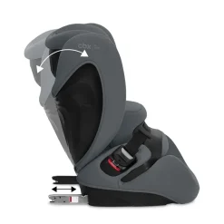 i-Size-autostoel Pallas B met impactbouclier cobblestone grey