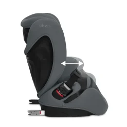 i-Size-autostoel Pallas B met impactbouclier cobblestone grey