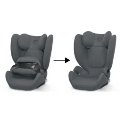 i-Size-autostoel Pallas B met impactbouclier cobblestone grey