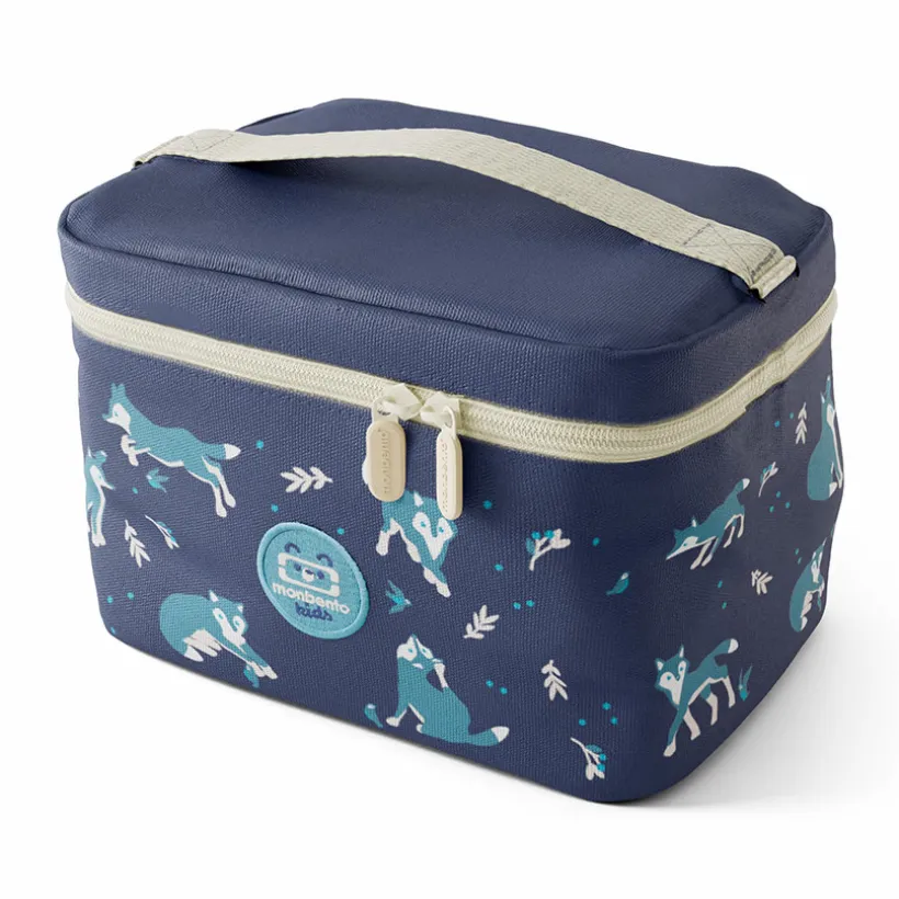 Isotherme lunchtas Frosty Blauw Wolf