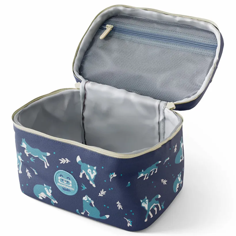 Isotherme lunchtas Frosty Blauw Wolf