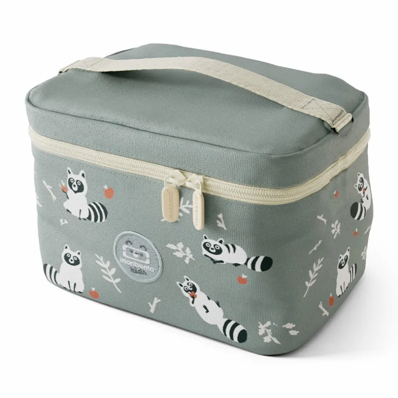 Isotherme lunchtas Frosty Groen Raccoon