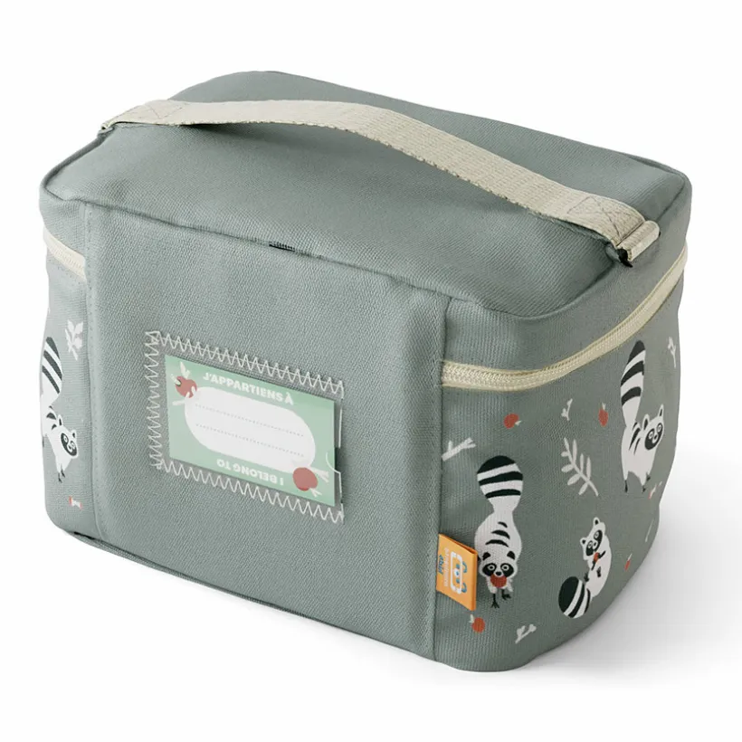 Isotherme lunchtas Frosty Groen Raccoon