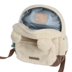 Isotherme rugzak met sherpa-lusjes effect Roi des Forêts beige