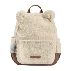 Isotherme rugzak met sherpa-lusjes effect Roi des Forêts beige