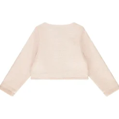 Jas in glinsterend jacquard voor meisjes