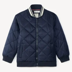Jas jongens met een waterafstotende quilt.