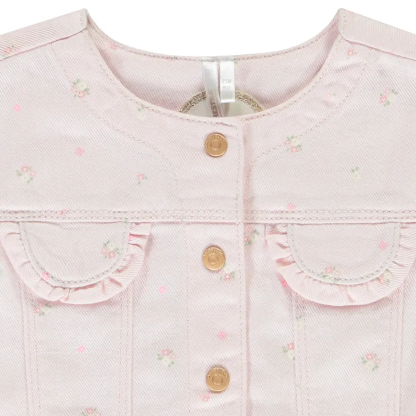 Jas met bloemenprint voor meisjes