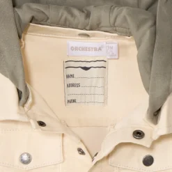 Jas van denim met afneembare capuchon voor babyjongen