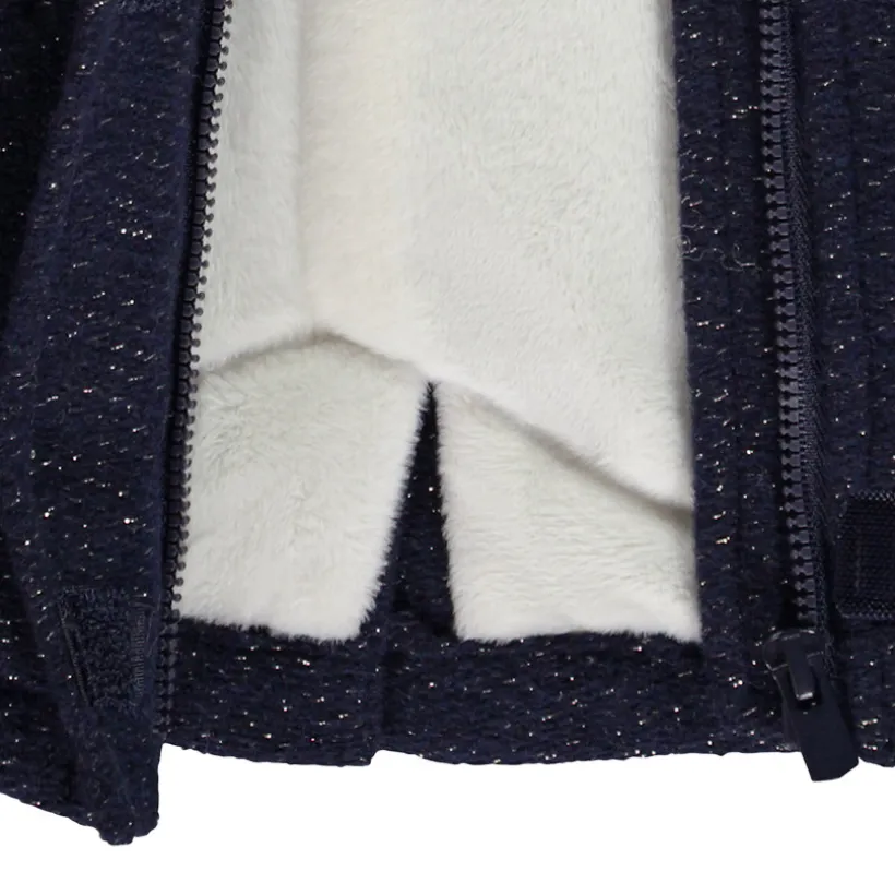 Jas van lurex met glitters meisjes
