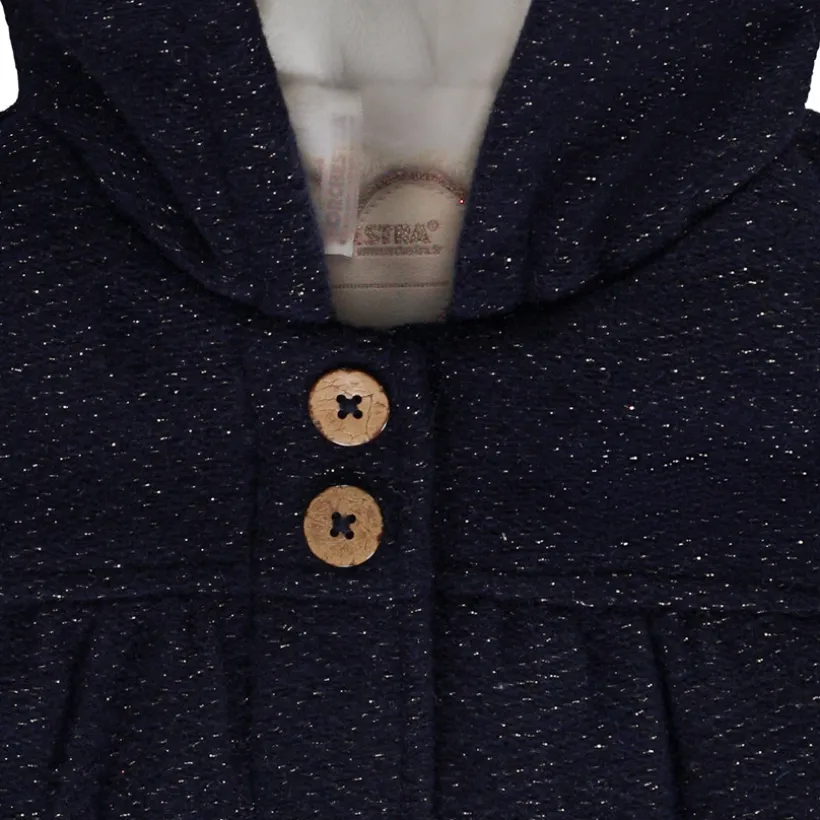 Jas van lurex met glitters meisjes