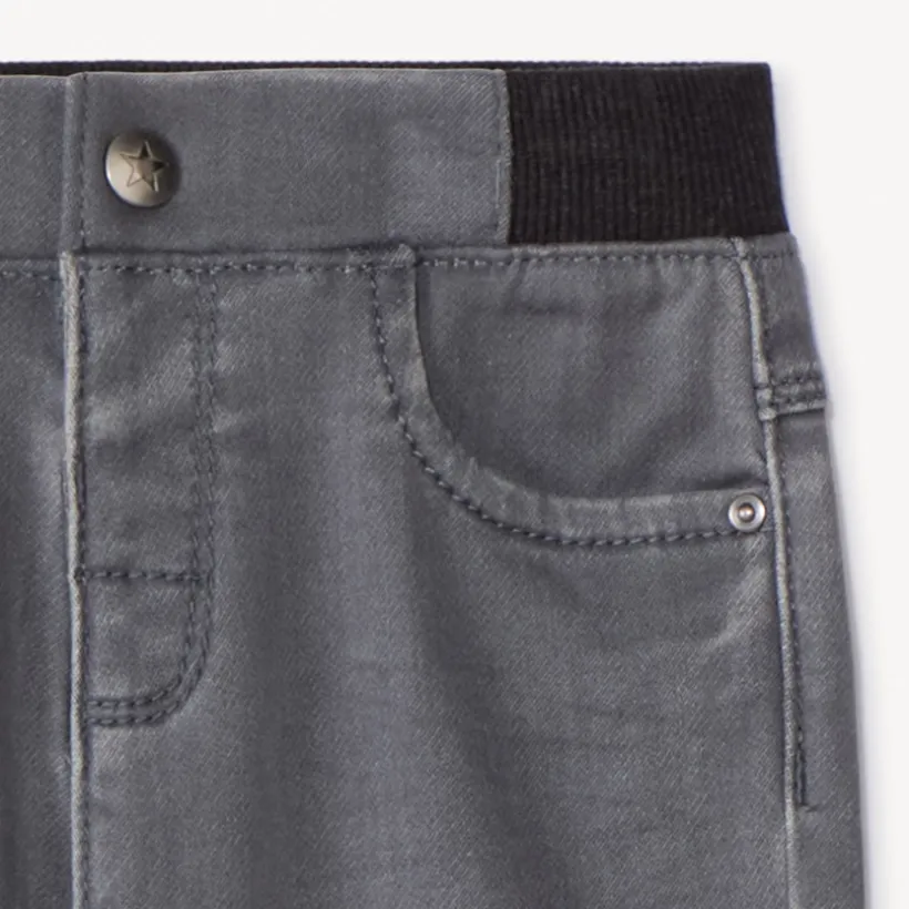 Jeansbroek met elastische taille voor babyjongens