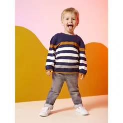 Jeansbroek met elastische taille voor babyjongens