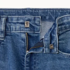 Jeans cargo met used effect en zakken jongens