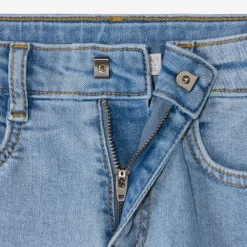 Jeans cargo met used effect en zakken jongens