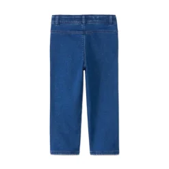 Jeans denimlook effen voor babyjongens blauw Stone verstelbare taille