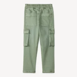 Jeans in denimstijl met cargostijl en jerseyvoering jongens