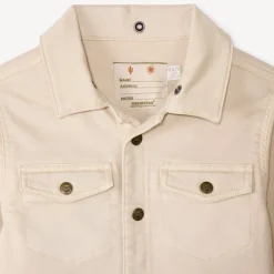 Jeansjack met afneembare capuchon jongens