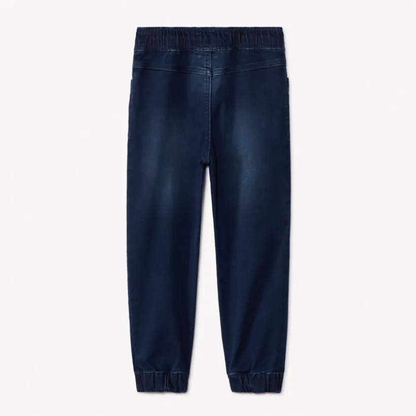 Jeans jogger met denimlook jongens