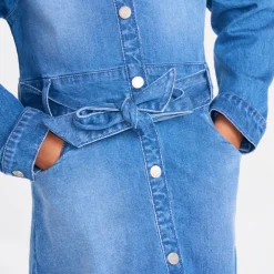 Jeans jurk met lange mouwen voor meisjes