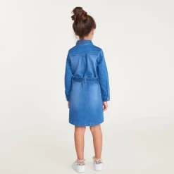 Jeans jurk met lange mouwen voor meisjes