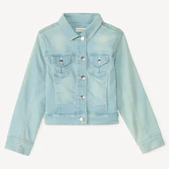 Jeanslookvest met zakken meisjes