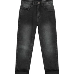 Jeans met ballonmodel en used effect jongens