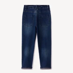 Jeans met ballonmodel en used effect jongens