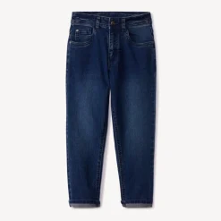 Jeans met ballonmodel en used effect jongens