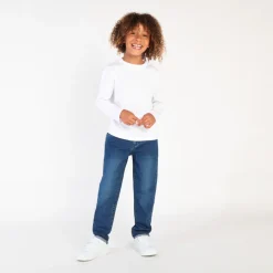 Jeans met ballonmodel en used effect jongens