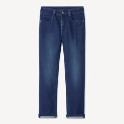 Jeans met denimlook en contrasterende zakken jongens