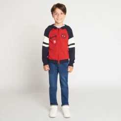 Jeans met denimlook en zakken jongens