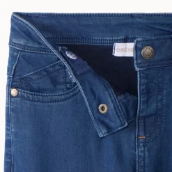 Jeans met denimlook, gevoerd met jersey, met speelse zak voor babyjongens