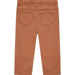 Jeans met jerseyvoering en ton-sur-ton vulkaanborduursel voor babyjongens