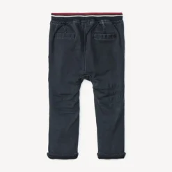 Jeans met microfleecevoering en elastische taille voor babyjongens