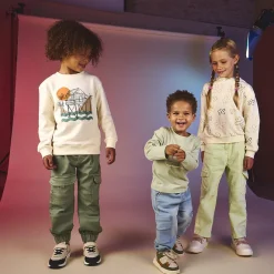 Jeans oversized cargo meisjes