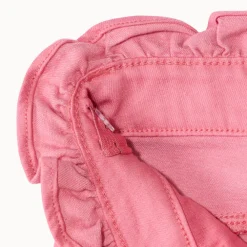 Jeans paperbag effen met riem om te knopen meisjes