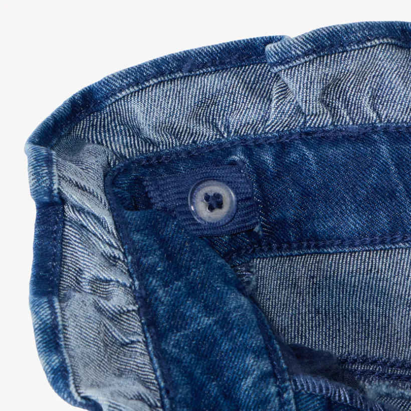 Jeans paperbag met ceintuur meisjes