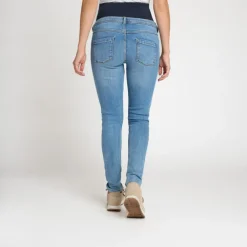 Jeans slim fit voor zwangerschap met hoge hoofdband in jersey