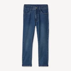 jeans slim met used effect jongens